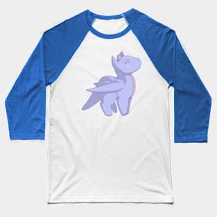 Blue Chibi Dragon Baseball T-Shirt